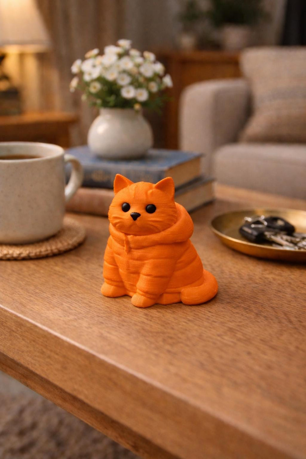 Cat Decor for Cat Lovers - Home Office Buddy Gift