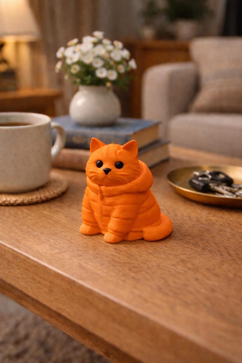 Cat Decor for Cat Lovers - Home Office Buddy Gift