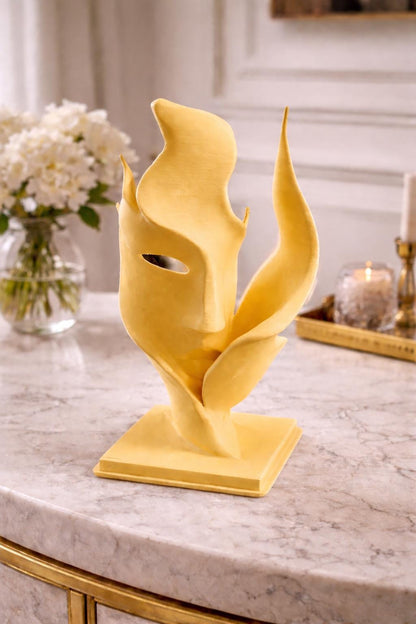 Abstract Face Sculpture | Modern Minimalist Home Decor | Elegant Decorative Ornament | Housewarming Gift