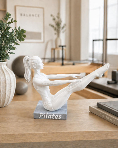 Woman Sculpture | Fitness Studio Decor | Yoga & Pilates Gift | Wellness Figurine | Exercise Room Decoration