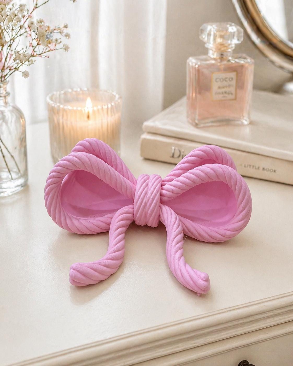 Bow Jewellery Tray | Coquette Ring Holder | Trinket Dish for Jewellery | Gift for Her