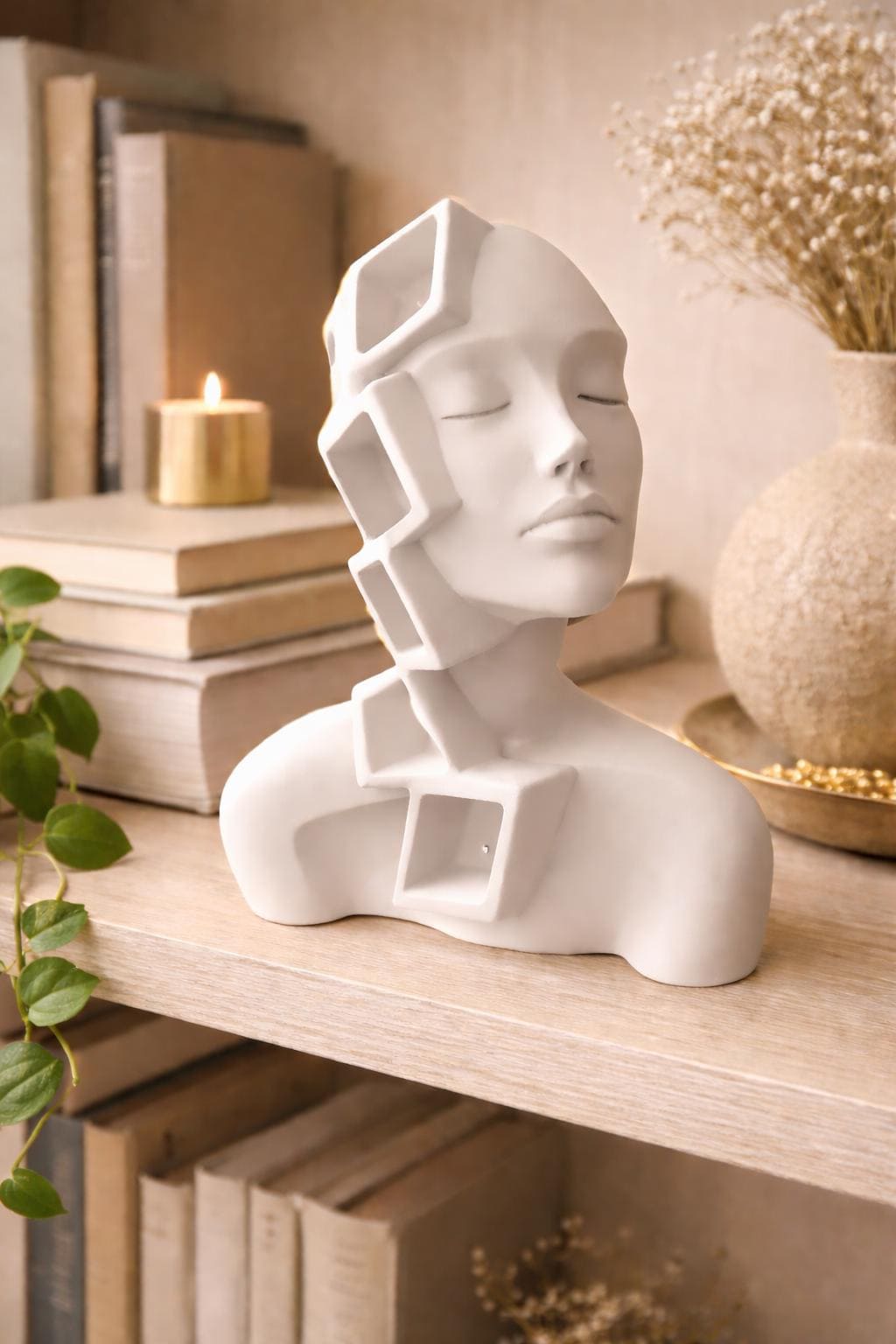 Modern Woman Statue | Abstract Female Figure Decor | Minimalist Shelf Decor Idea | Housewarming Gift
