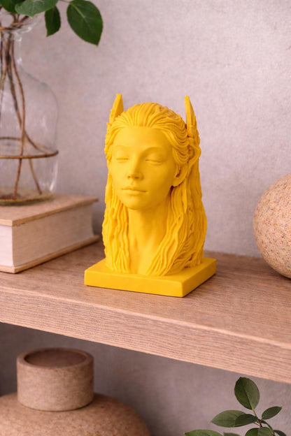 Greek Goddess Statue | Calm Female Sculpture | Modern Home and Shelve Decor | Gift for Her