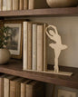 Ballerina Bookend | Elegant Ballet Dancer Shelf Decor | Book Lover Gift | Ballet Room Bookshelf Decor