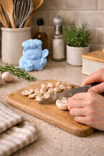 Chef Cat Figurine | Kitchen Decor | Baking Shelf and Table Decor | Kawaii Home Ornament | Gift for Bakers