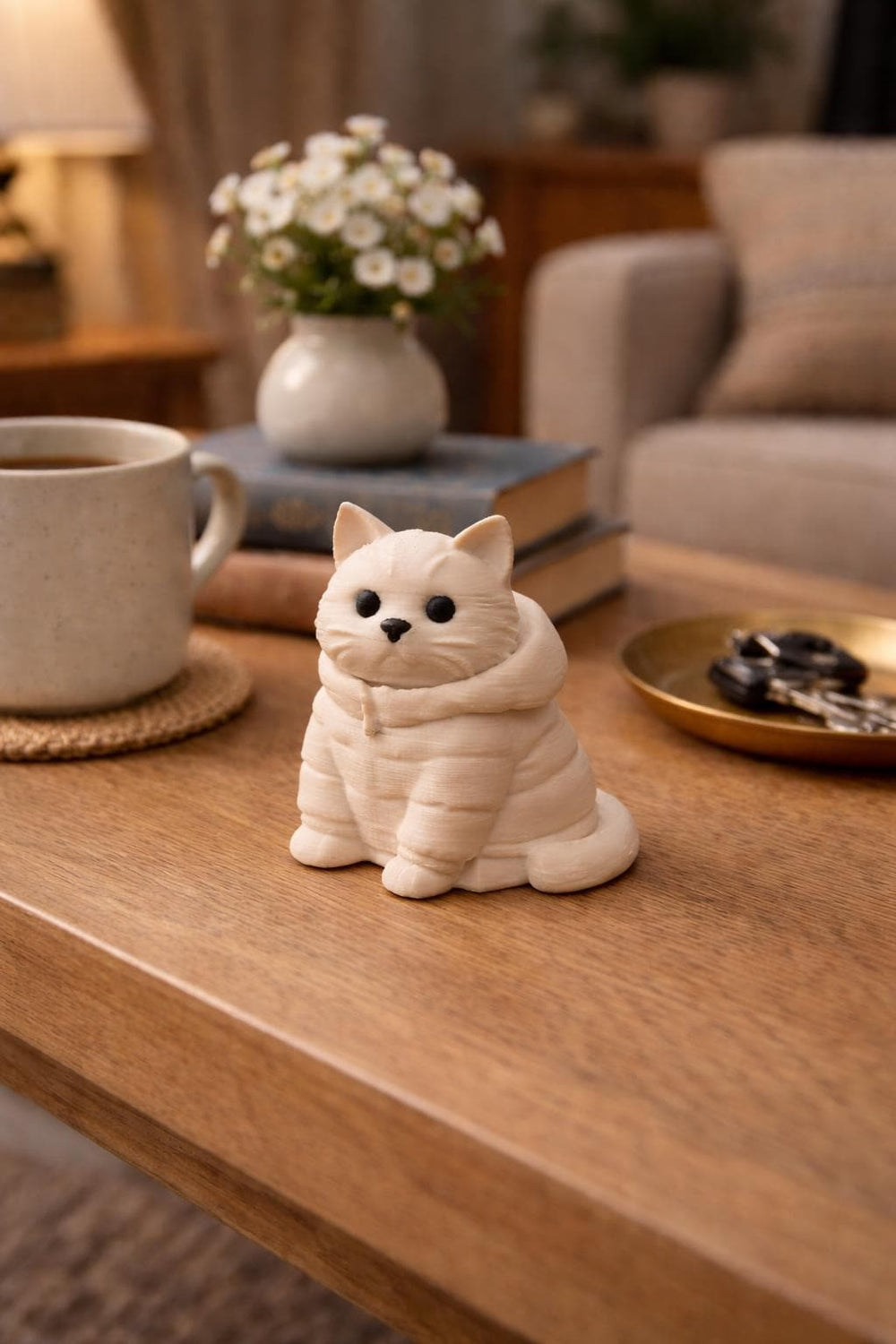 Cat Decor for Cat Lovers - Home Office Buddy Gift