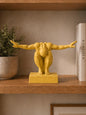 Abstract Male Figure Sculpture | Modern Shelf Decor | Athletic Body Art Gift | Olympic Inspired Diver Statue