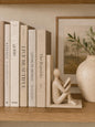 Bookend | Minimalist Bookshelf Decor | Modern Book Lover Gift | Sculptural Book Holder | Home Library Accent
