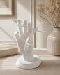 Hairdresser Hand Statue | Scissors Sculpture | Hairstylist Salon Decor | Barber Ornament | Salon Shelf Decor Gift