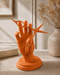Hairdresser Hand Statue | Scissors Sculpture | Hairstylist Salon Decor | Barber Ornament | Salon Shelf Decor Gift