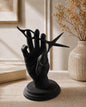Hairdresser Hand Statue | Scissors Sculpture | Hairstylist Salon Decor | Barber Ornament | Salon Shelf Decor Gift