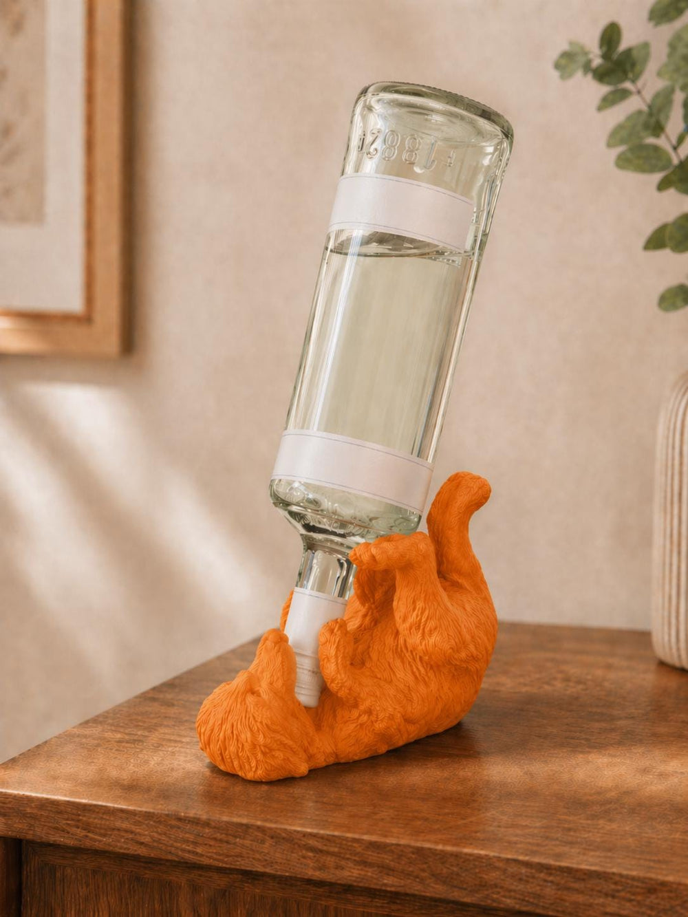Dog Wine Bottle Holder | Alcohol Bottle Stand | Bar Decor | Novelty Wine Rack | Gift for Dog Lovers