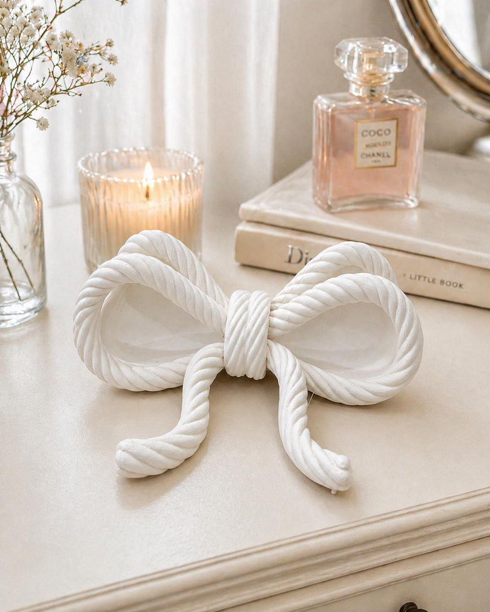 Bow Jewellery Tray | Coquette Ring Holder | Trinket Dish for Jewellery | Gift for Her