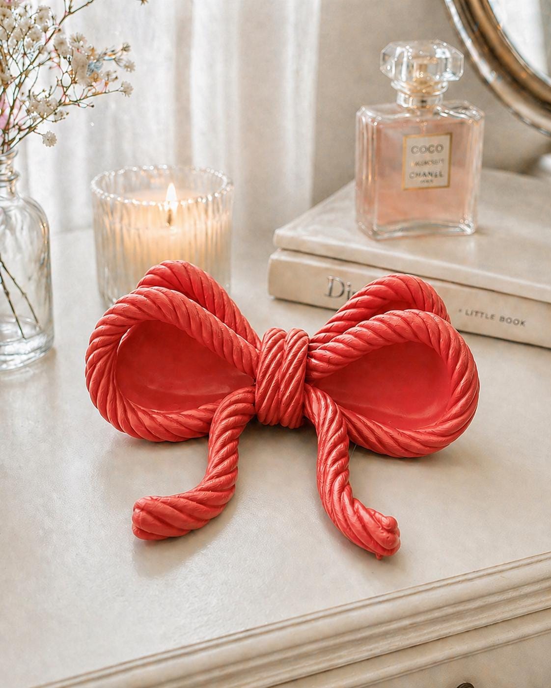 Bow Jewellery Tray | Coquette Ring Holder | Trinket Dish for Jewellery | Gift for Her
