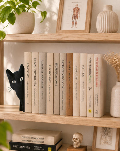 Bookend | Cat Bookshelf Decor | Pet Lover and Book Lover Gift | Shelf Decor