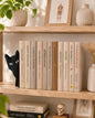 Bookend | Cat Bookshelf Decor | Pet Lover and Book Lover Gift | Shelf Decor