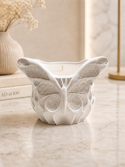 Butterfly Candle Holder | Unique Decorative Candle Bowl | Handmade Home Decor | Housewarming Gift