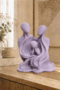 Family Statue Decor | Abstract Family Sculpture | Parent and Chill | Meaningful Gift | Shelf Styling