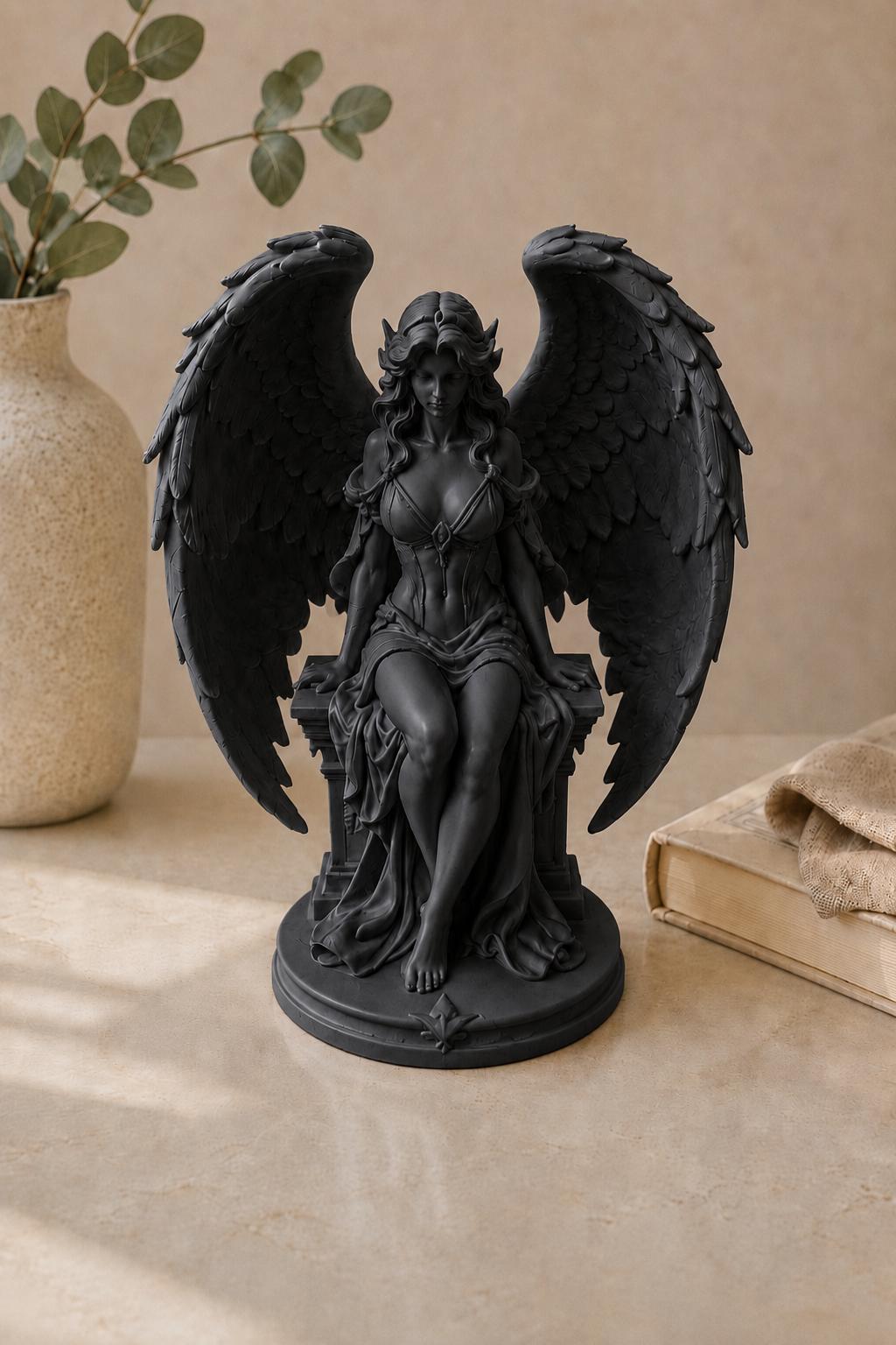 Greek Angel Statue | Winged Mythology Sculpture | Classical Home Decor | Guardian Angel Figurine | Divine Feminine