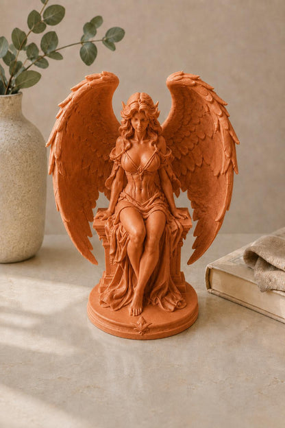 Greek Angel Statue | Winged Mythology Sculpture | Classical Home Decor | Guardian Angel Figurine | Divine Feminine