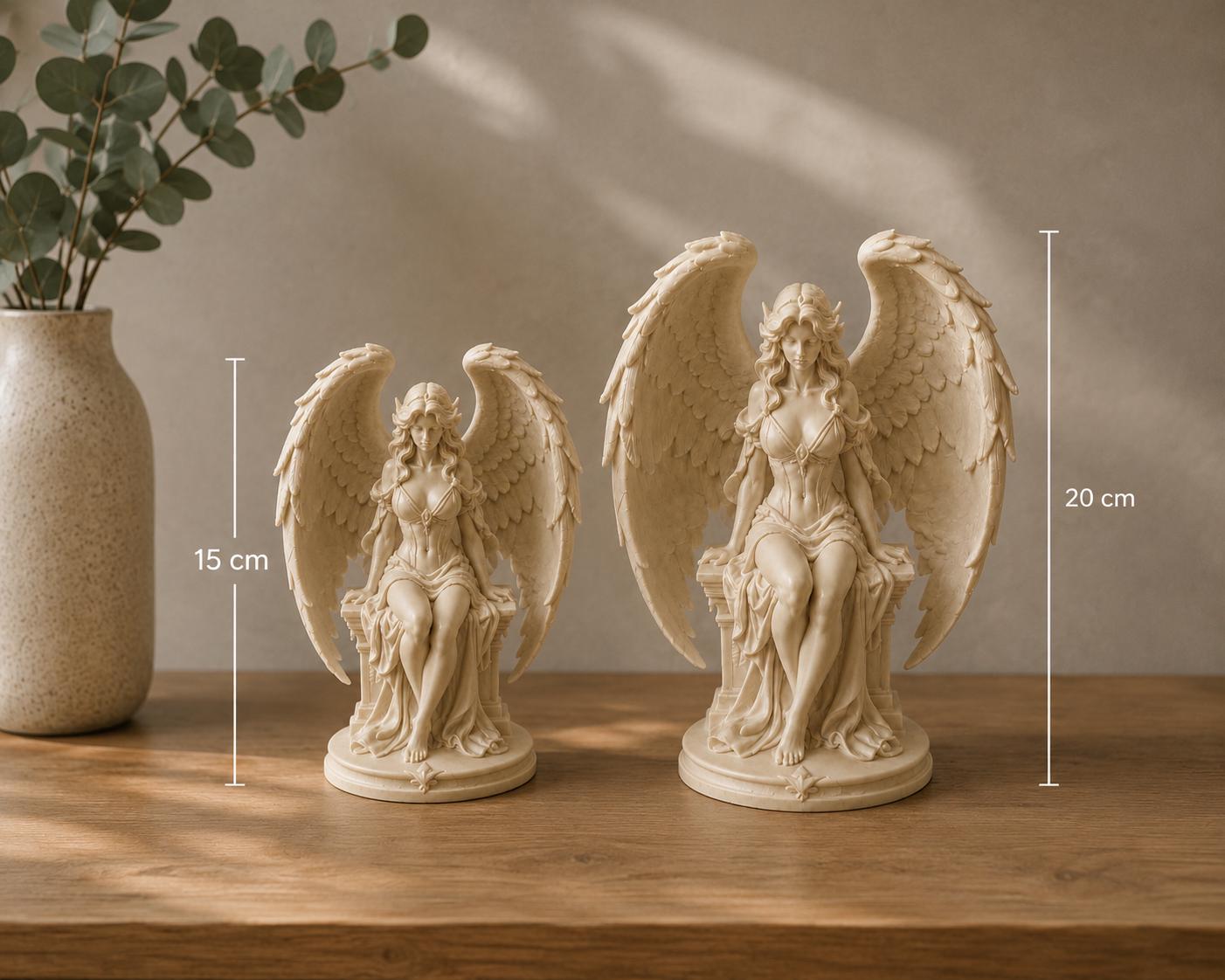 Greek Angel Statue | Winged Mythology Sculpture | Classical Home Decor | Guardian Angel Figurine | Divine Feminine