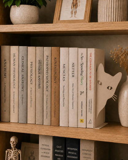 Bookend | Cat Bookshelf Decor | Pet Lover and Book Lover Gift | Shelf Decor
