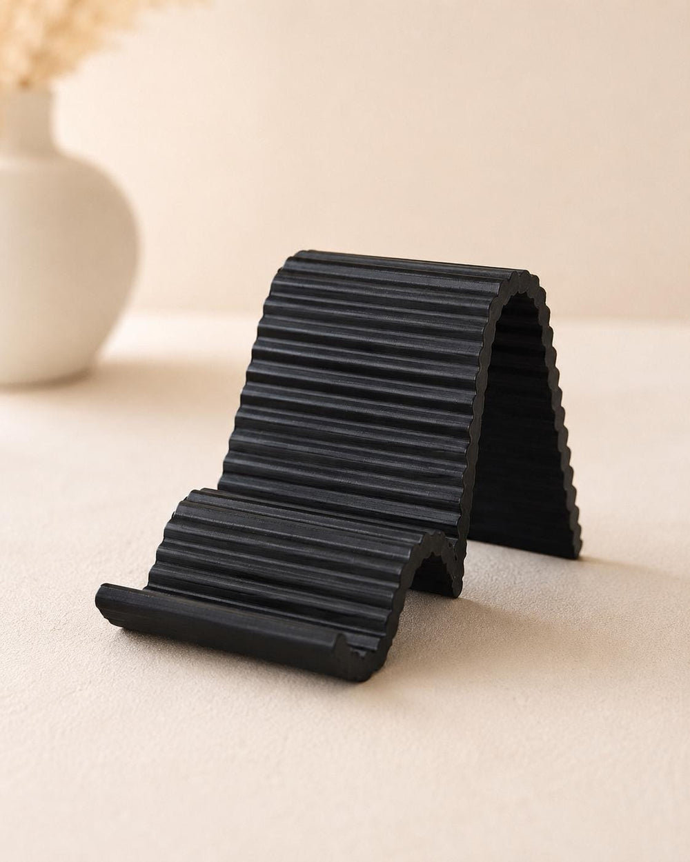 Phone Stand | Minimalist Desk Phone Holder | Modern Smartphone Stand for Office, Bedside or Nightstand