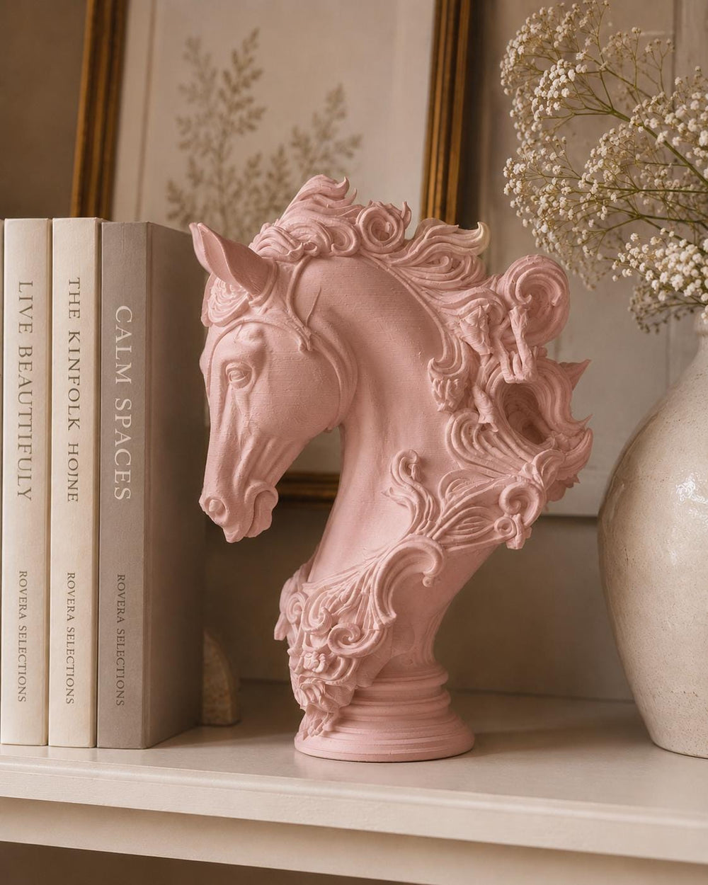Mystical Horse Figurine | Elegant Home Decor | Fantasy Shelf Decor | Greek Legends Inspired | Housewarming Gift