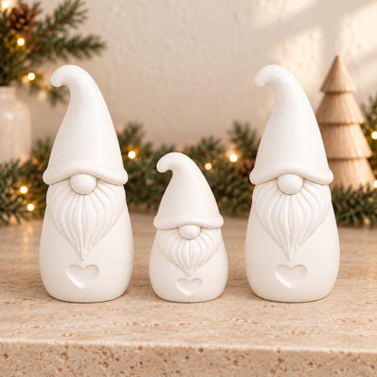 Heart Christmas Gnome Decoration | Gonk Ornament | Minimalist Winter Shelf Decor | Family Secret Santa Gift