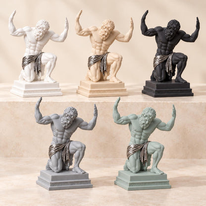 Atlas Greek Mythology Sculpture | Classical Home Decor | Abstract Sculpture | Housewarming Gift