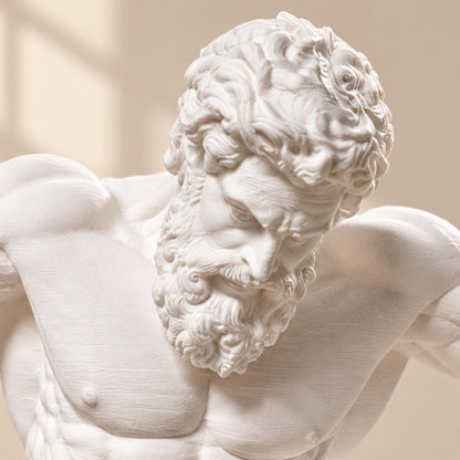 Atlas Greek Mythology Sculpture | Classical Home Decor | Abstract Sculpture | Housewarming Gift