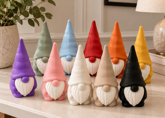 Christmas Gnome Decoration | Colourful Gonk Ornament | Festive Shelf Decor | Christmas Home Decor | Secret Santa Gift