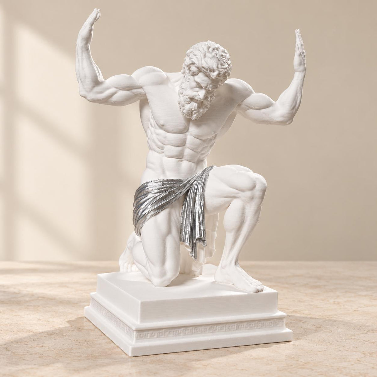 Atlas Greek Mythology Sculpture | Classical Home Decor | Abstract Sculpture | Housewarming Gift