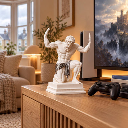 Atlas Greek Mythology Sculpture | Classical Home Decor | Abstract Sculpture | Housewarming Gift
