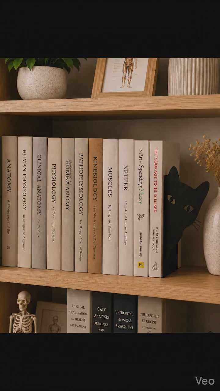 Bookend | Cat Bookshelf Decor | Pet Lover and Book Lover Gift | Shelf Decor